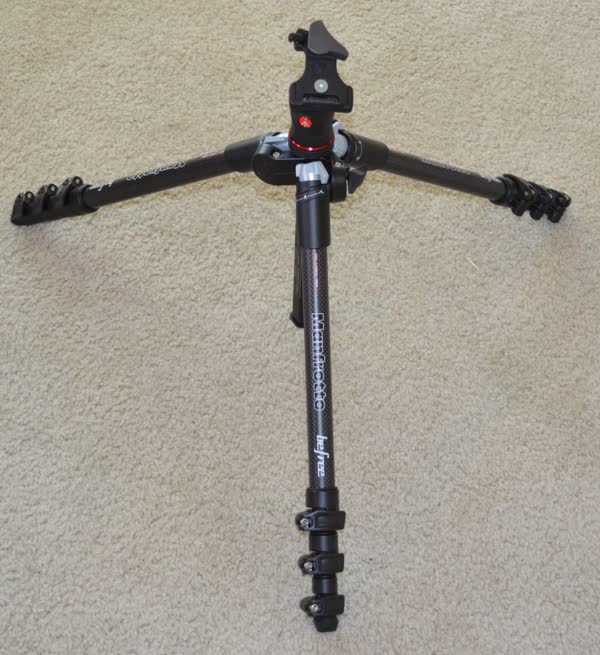 Picture of the manfrotto befree tripod